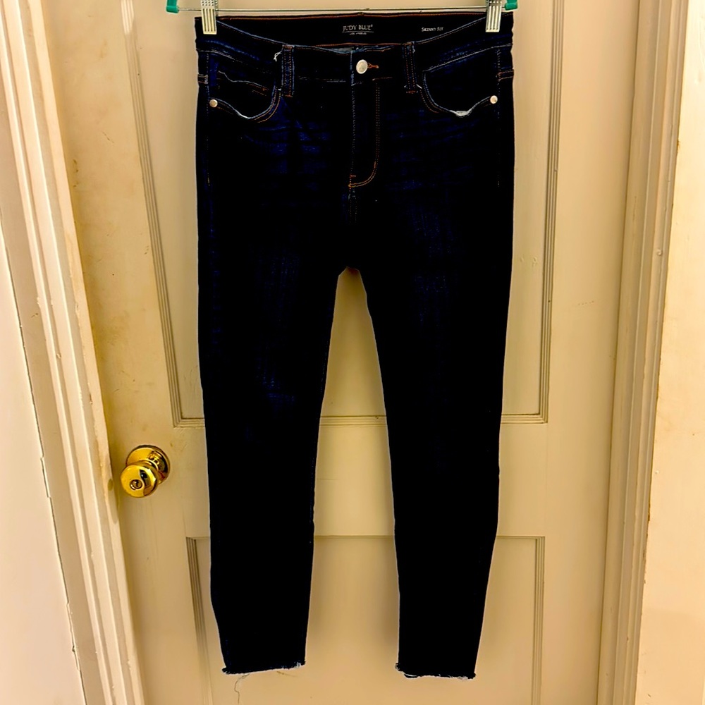 Judy Blue dark wash non- distressed high rise Skinny Jean size 9/29